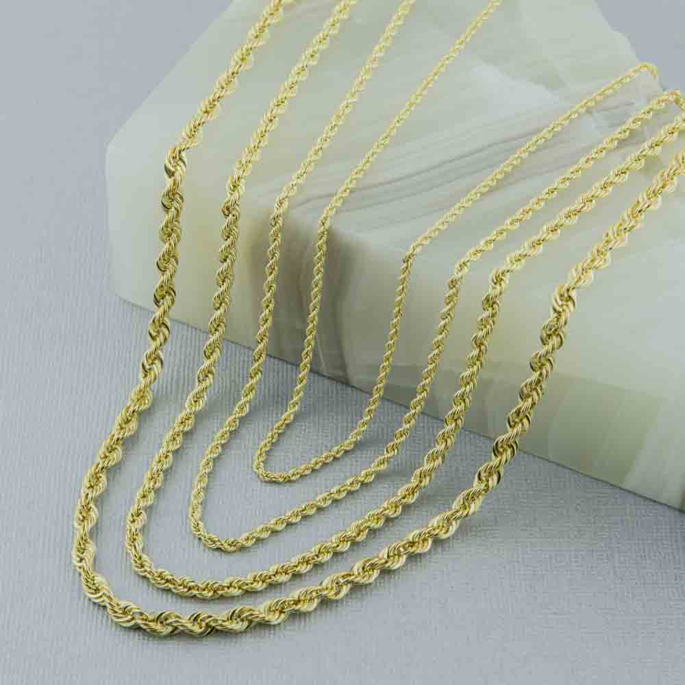 Rope Chains, Real Gold Jewelry