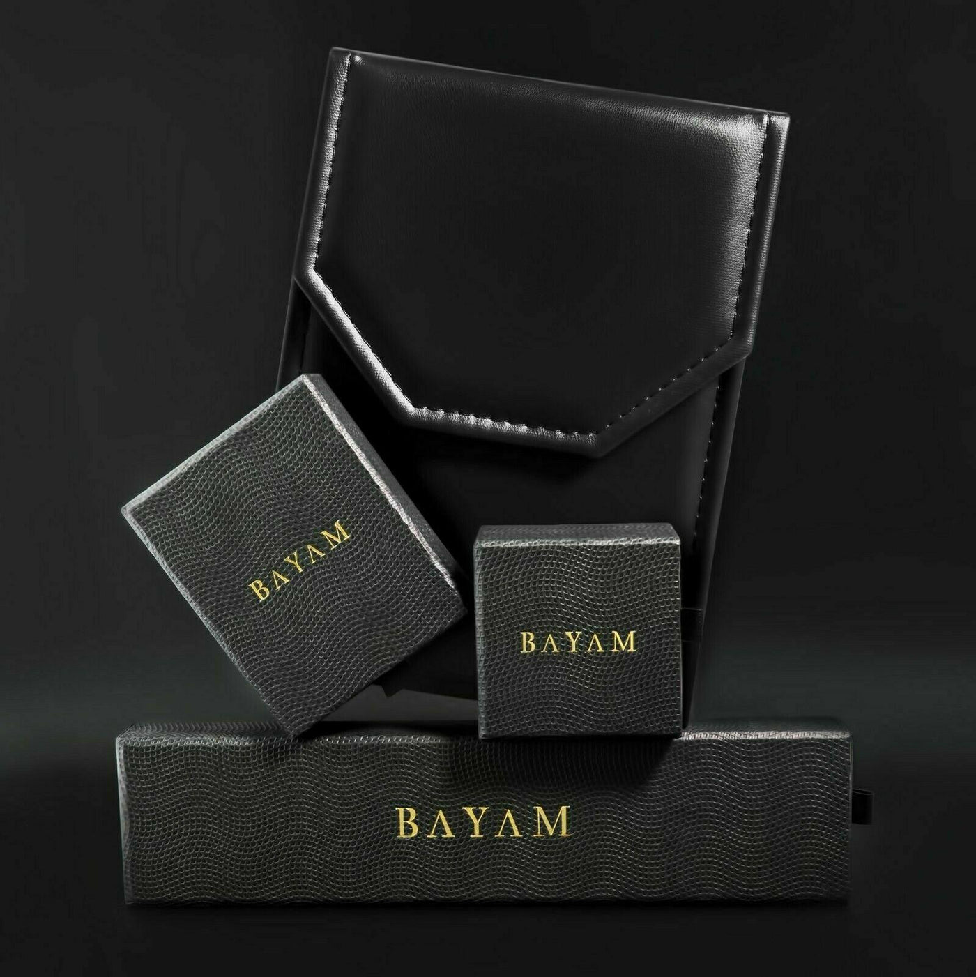 6mm Square Byzantine Bangle Solid 10K Gold - bayamjewelry