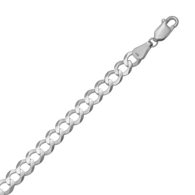 Women's Miami Curb Link Bracelet 14K White Gold - Solid - bayamjewelry