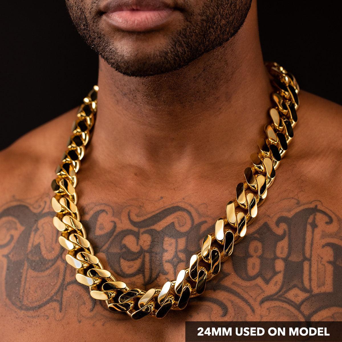 The Most Popular Men's Gold Chain Necklaces Among Celebrities and Influencers - bayamjewelry