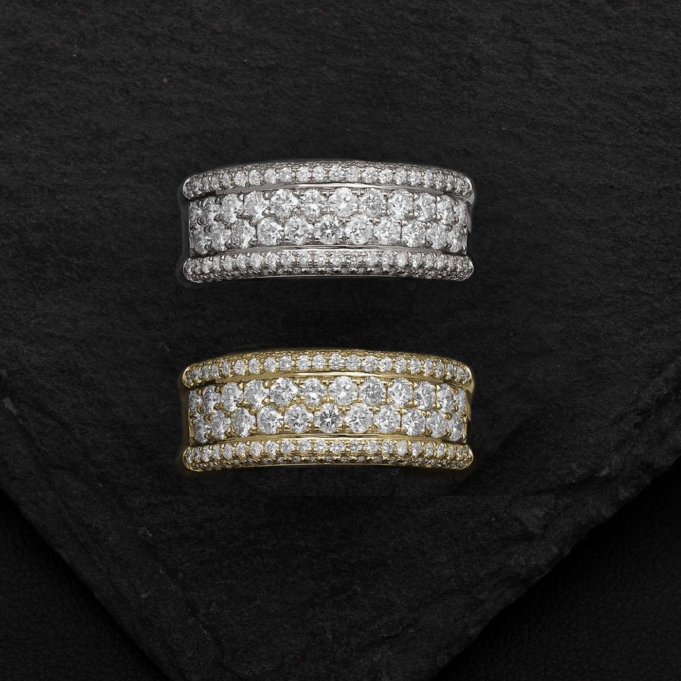 Diamond Band Ring 2.25ct 14K Gold