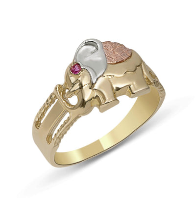 Elephant Ring 10K Yellow Gold - bayamjewelry