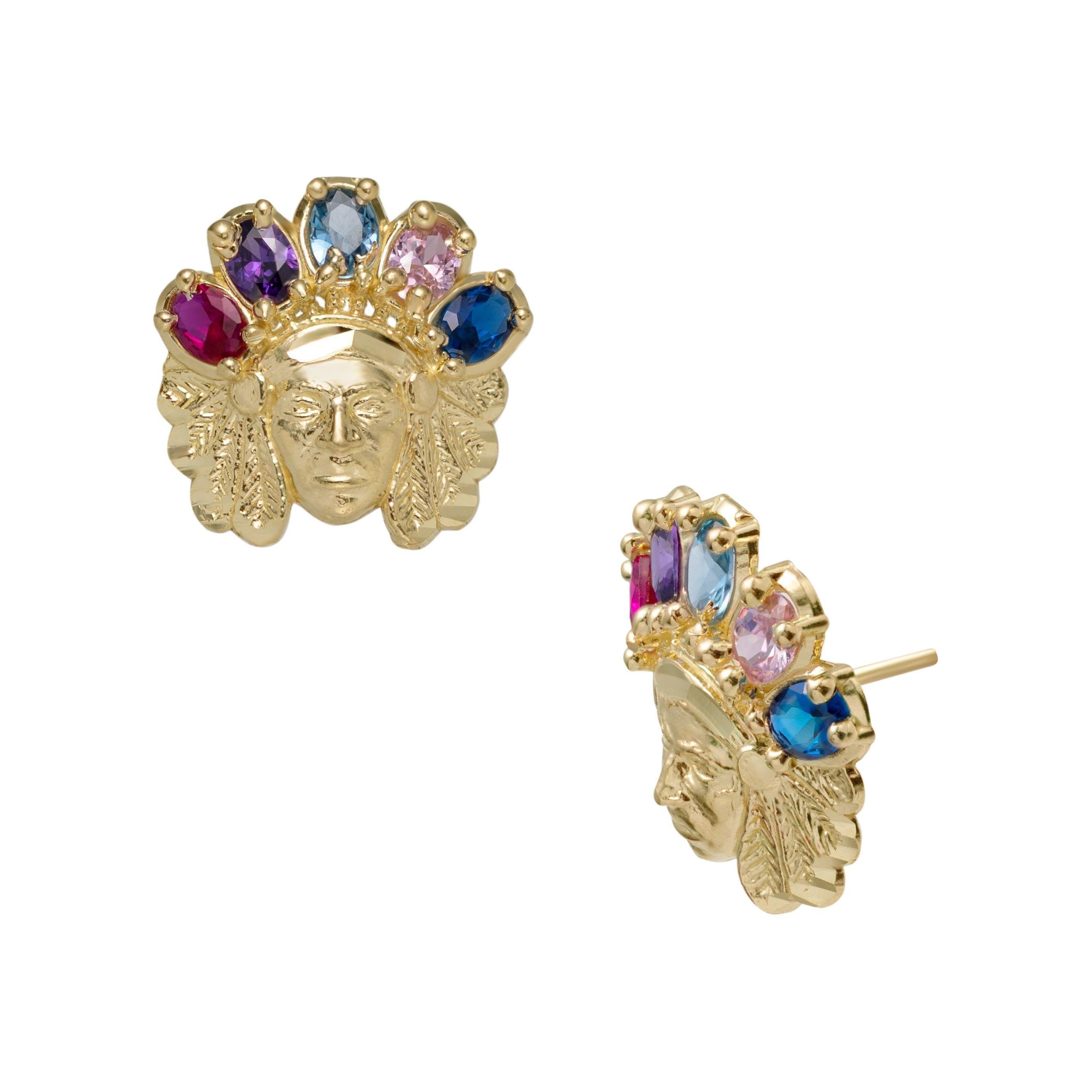 Rainbow Rhinestone Stud Earrings Women Fashion Diamond Flower Earrings  Jewelry - China Earrings and Headwear price | Made-in-China.com