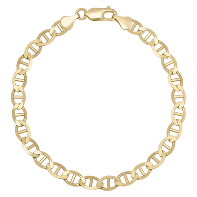 Mariner Link Bracelet 14K Yellow Gold - Solid - bayamjewelry
