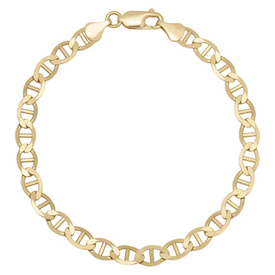 Women's Mariner Link Bracelet 14K Yellow Gold - Solid - bayamjewelry