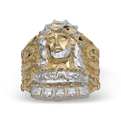 HSQYJ Christian Cross Crystal Ring Shield Jesus Ring India | Ubuy