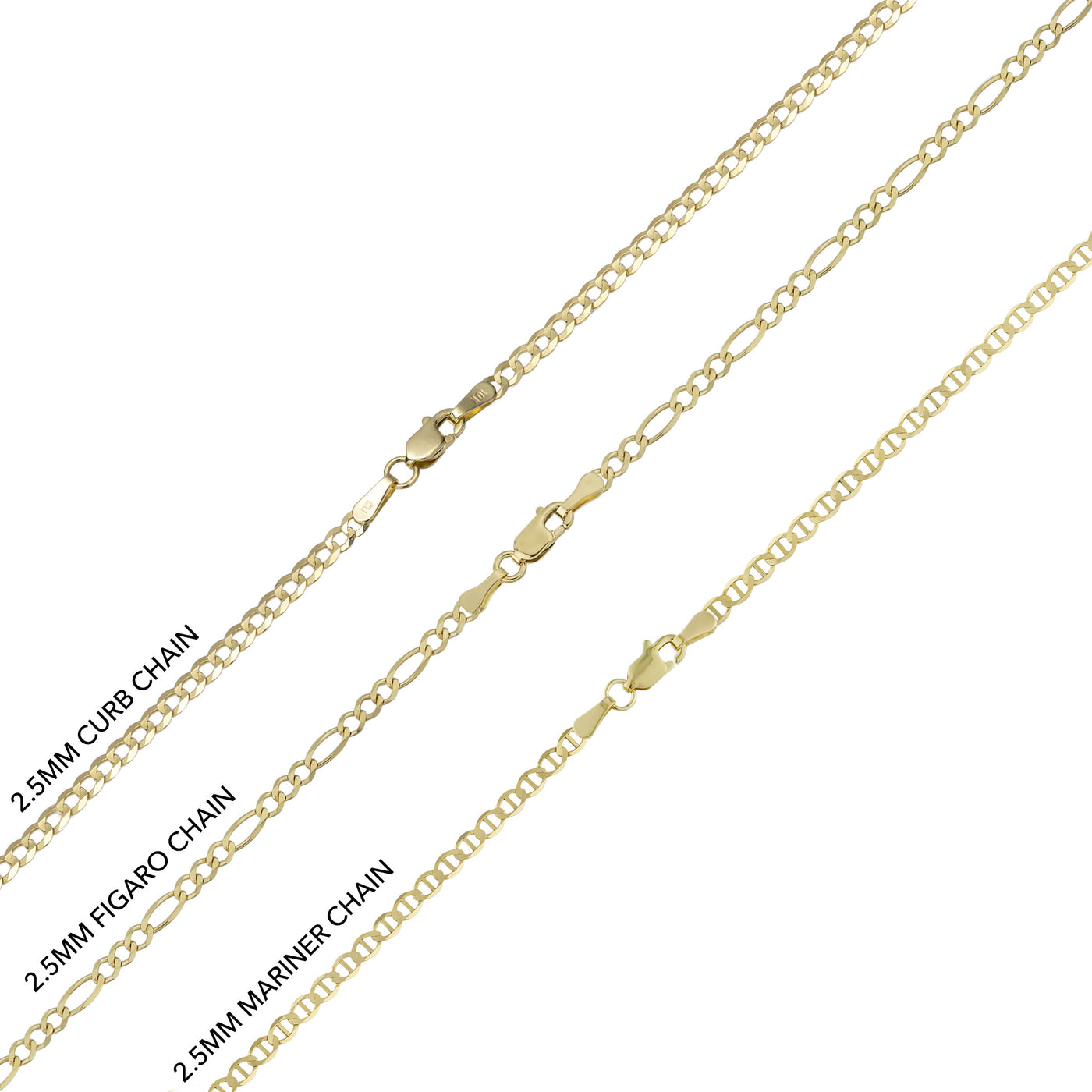 1 3/4" CZ Buddha Pendant & Chain Necklace Set 10K Yellow Gold