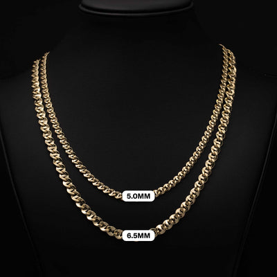 Women's Mariner Link Chain Necklace 14K Yellow Gold - Hollow
