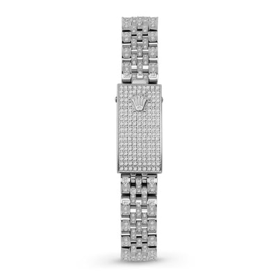 Women Rolex Datejust Diamond Bezel Watch 26mm Mother of Pearl Dial | 6.20ct
