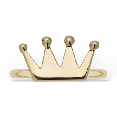 Women's Crown Ring 10K Yellow Gold