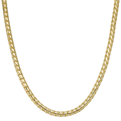 Women's Franco Chain 10K & 14K Yellow Gold - Solid