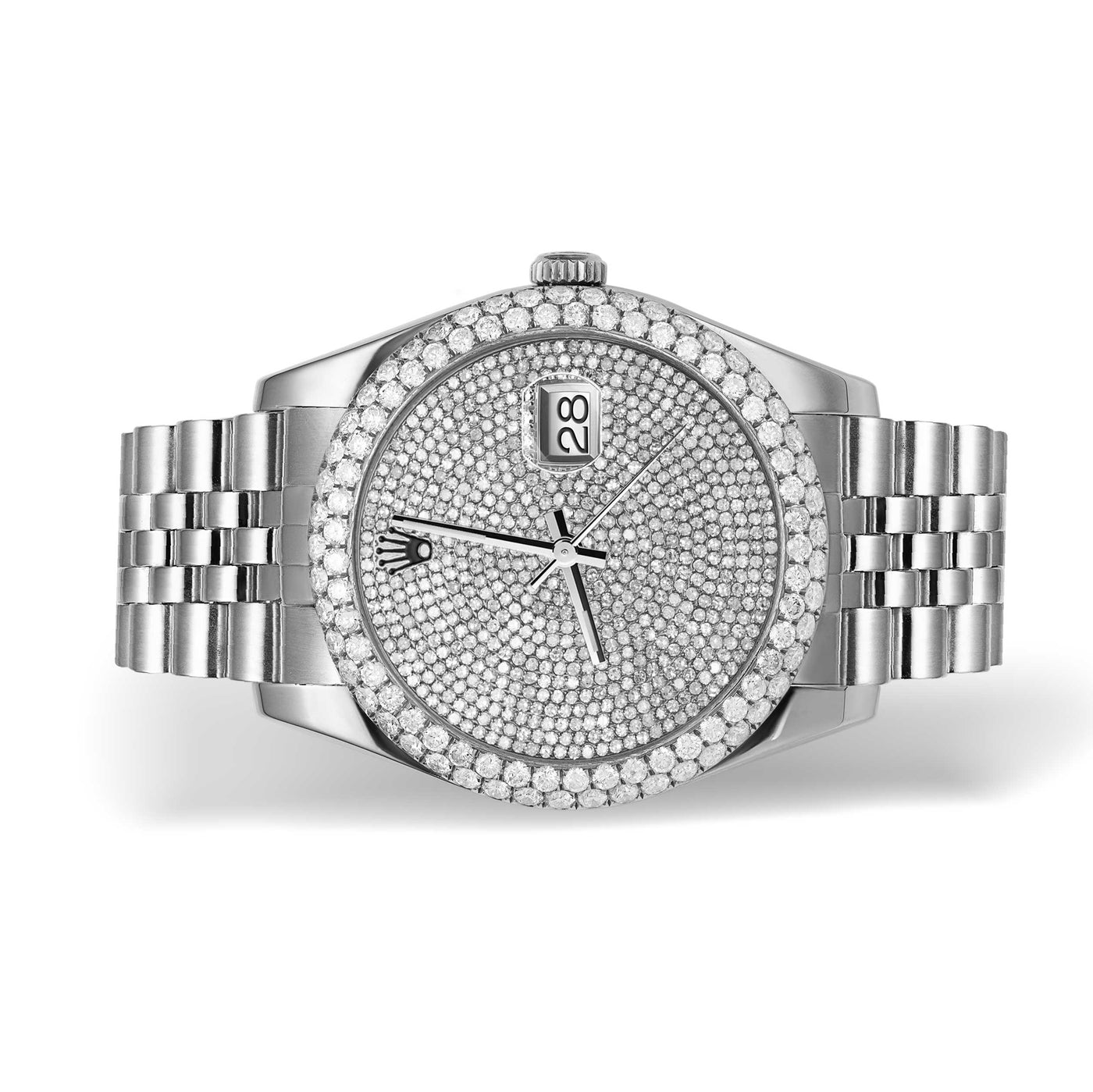 Rolex Datejust Diamond Bezel Watch 41mm Diamond Dial | 7.65ct