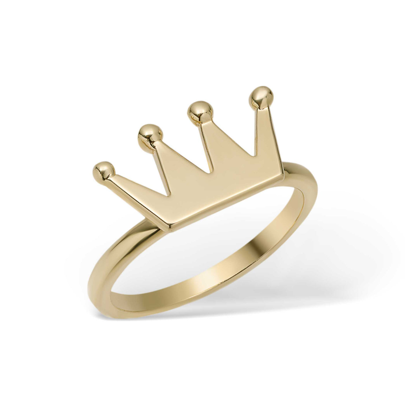 Women's Crown Ring 10K Yellow Gold