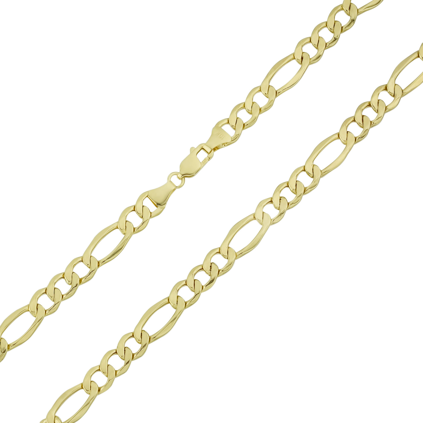 Women's Figaro Chain 10K Yellow Gold - Hollow