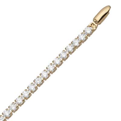 Women's Diamond Tennis Bracelet 14K Yellow Gold