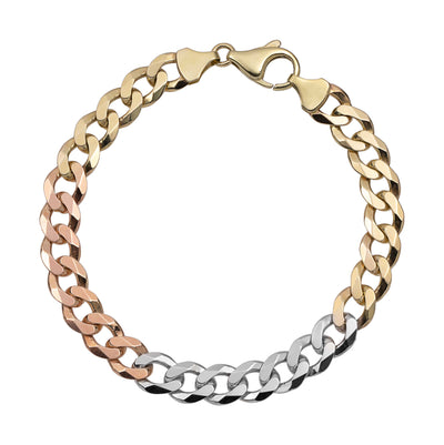 Goldsmiths 9ct White Gold Hollow Rope Bracelet 5.26.2211