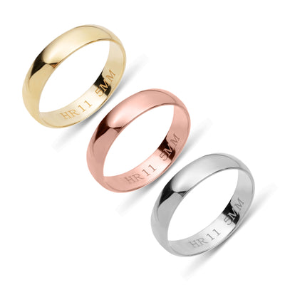 Classic Wedding Band Gold - Solid